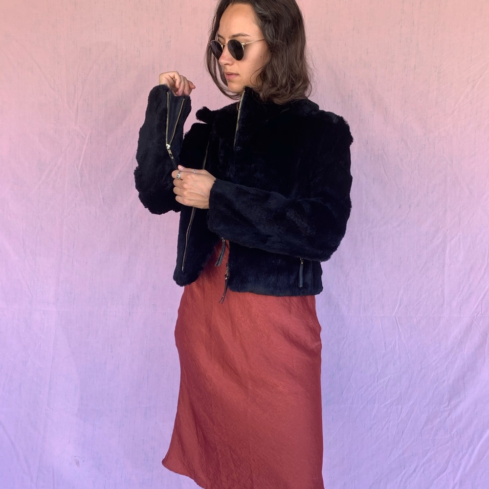 Caché Luxe Rabbit Jacket - Picture 13 of 15